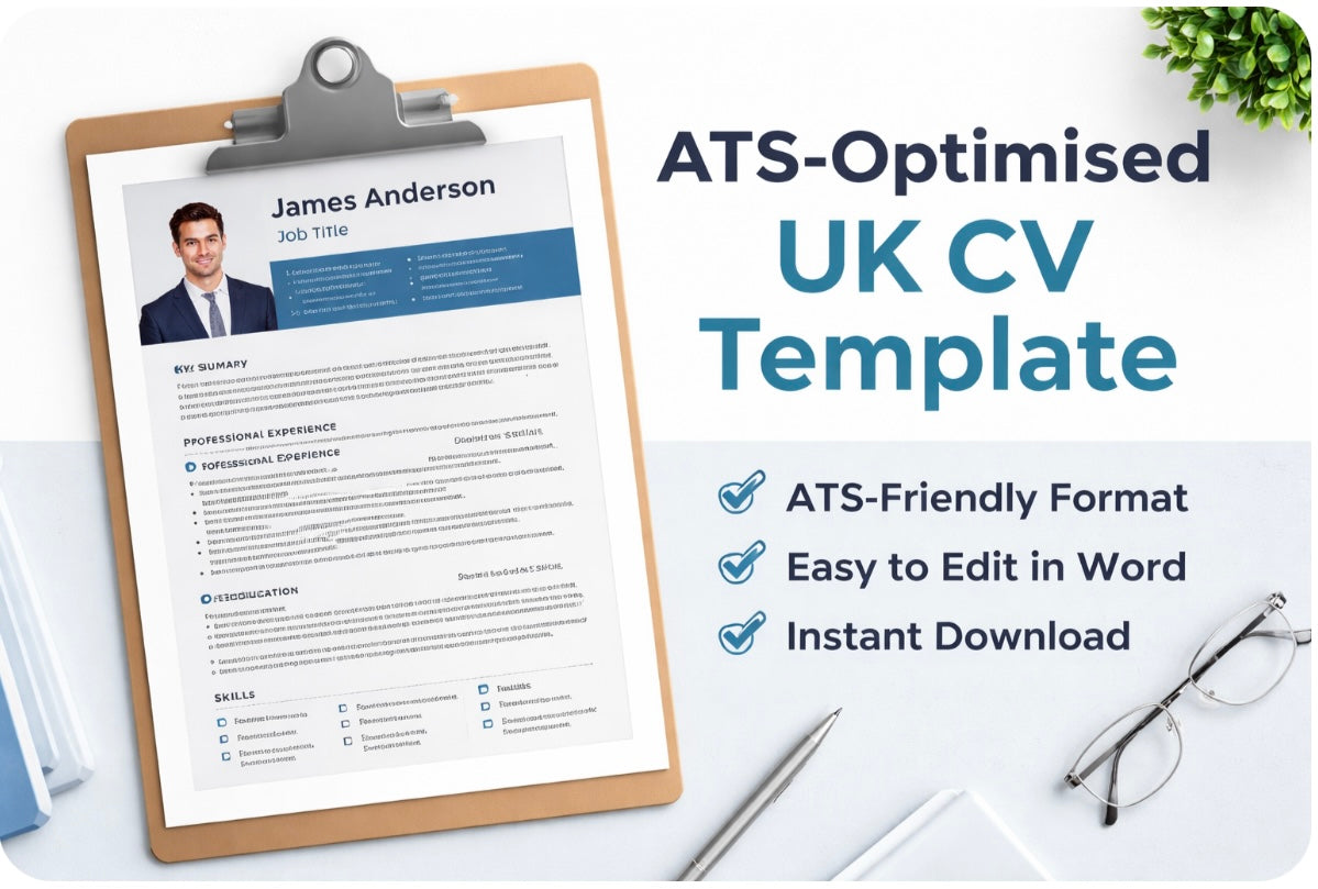 Professional UK CV & Cover Letter Bundle